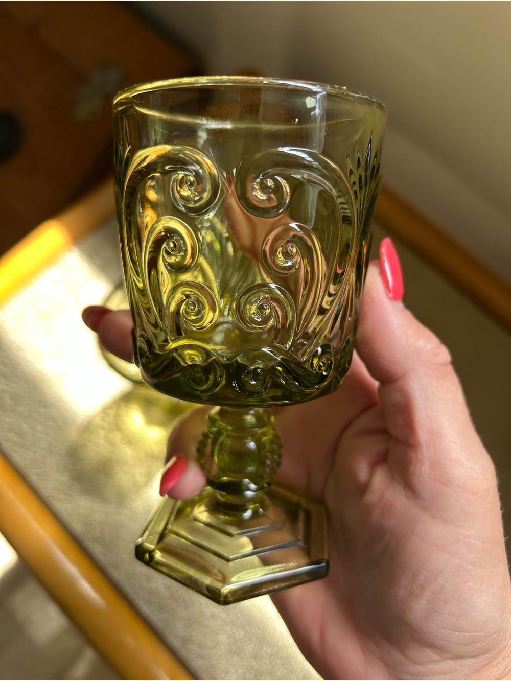 Vintage Imperial Glass-Ohio Goblets Set of 4
